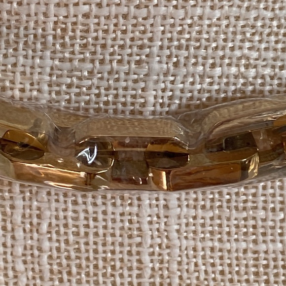 Eddie Borgo 17” Rectangular Gold Tone Chain Necklace NWT - Picture 13 of 16